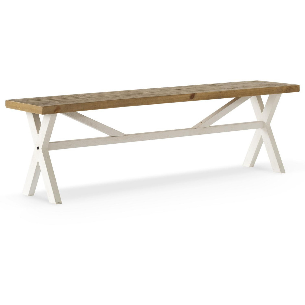 Banc Bois Blanc 160x35x47cm