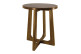 Runde Konsole Holz Braun 45x45x55cm