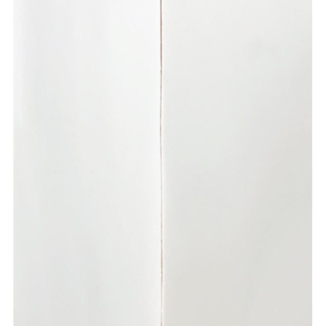 Table De Chevet 2 Tiroirs Bois Bronze Blanc 45x40x55cm