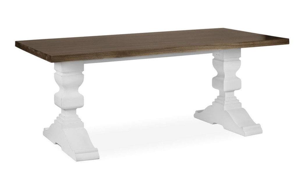 Table à Manger Bois Blanc 200x100x78cm