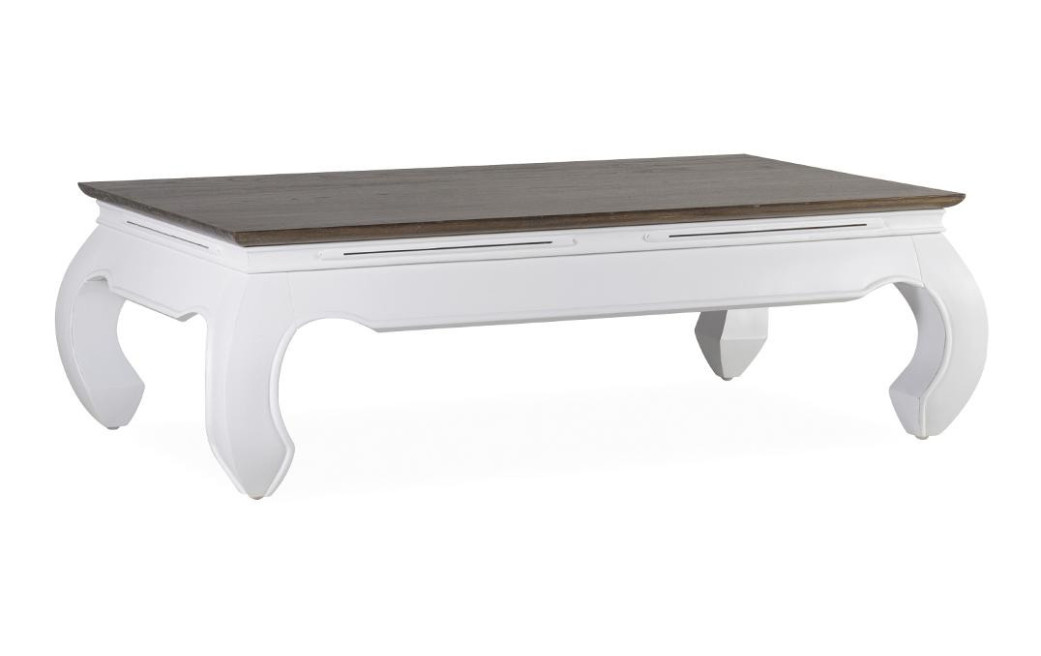 Table Basse Bois Blanc 125x70x40cm