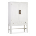 Chest of 4 Drawers Wood Bronze White 110x40x180cm