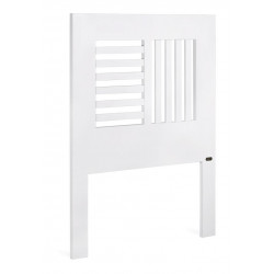 Kopfteil Holz Bett Weiß 100x3x135cm