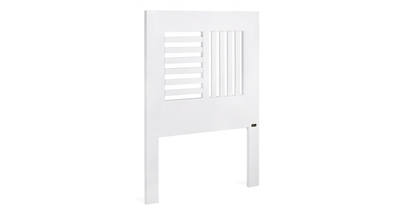 Tête De Lit Bois Blanc 100x3x135cm