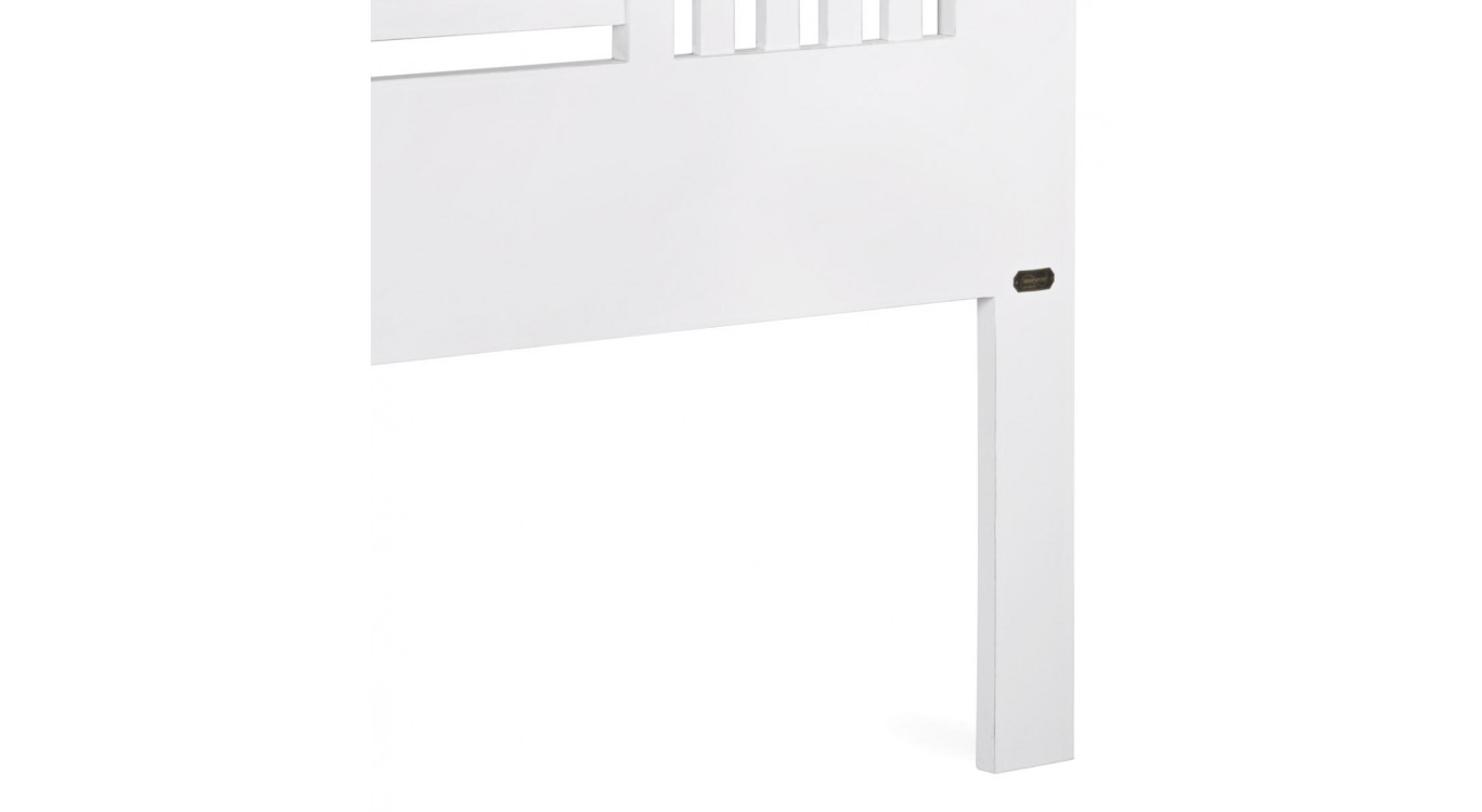 Tête De Lit Bois Blanc 100x3x135cm