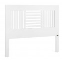 Testiera in legno bianco 165x3x135cm