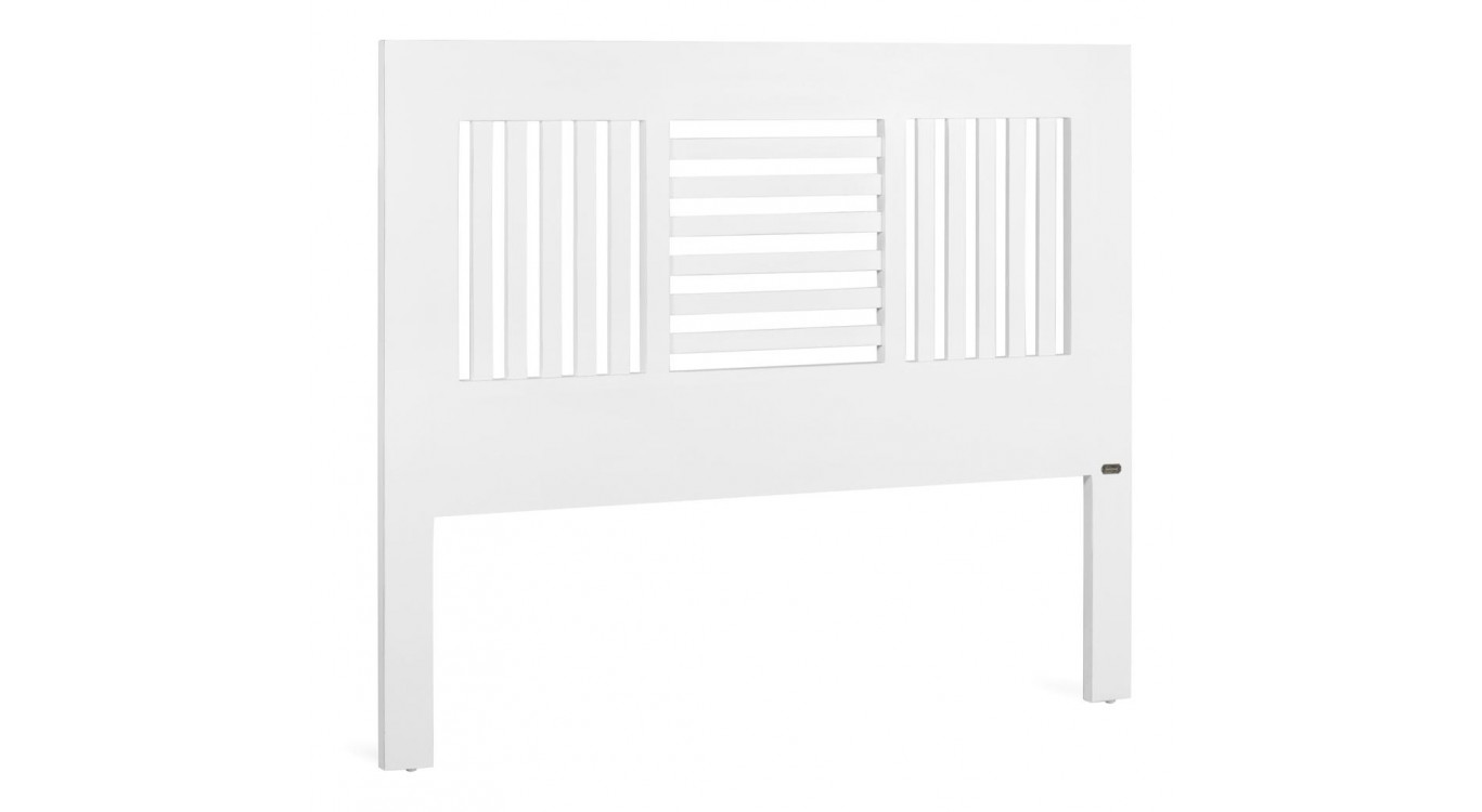 Tête De Lit Bois Blanc 165x3x135cm