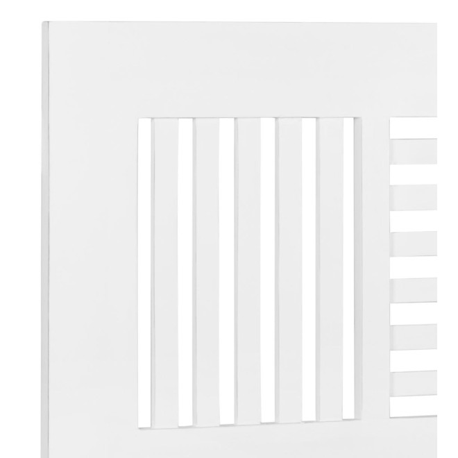 Tête De Lit Bois Blanc 165x3x135cm
