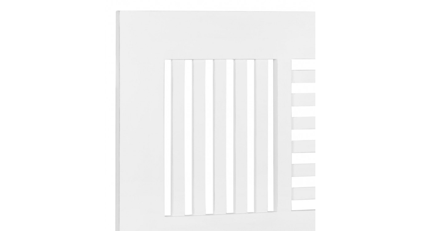 Tête De Lit Bois Blanc 165x3x135cm