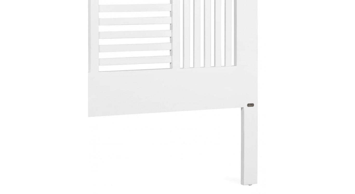 Tête De Lit Bois Blanc 165x3x135cm