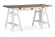 Escritorio 3 Cajones Madera Bronce Blanco 150x70x78cm
