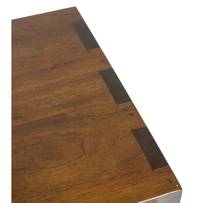 Meuble Escalier 4 Tiroirs Bois Bronze Marron 100x32x100cm