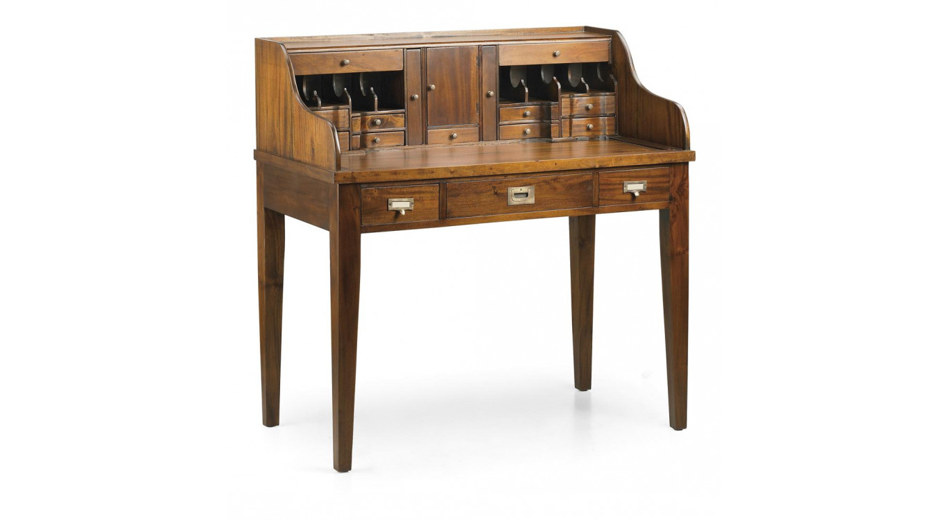 Bureau Bois Bronze Marron 102x60x106cm