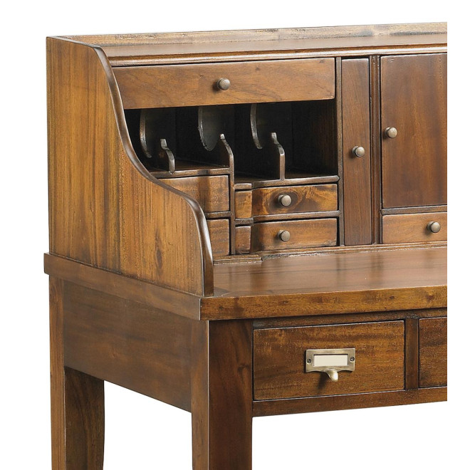 Bureau Bois Bronze Marron 102x60x106cm