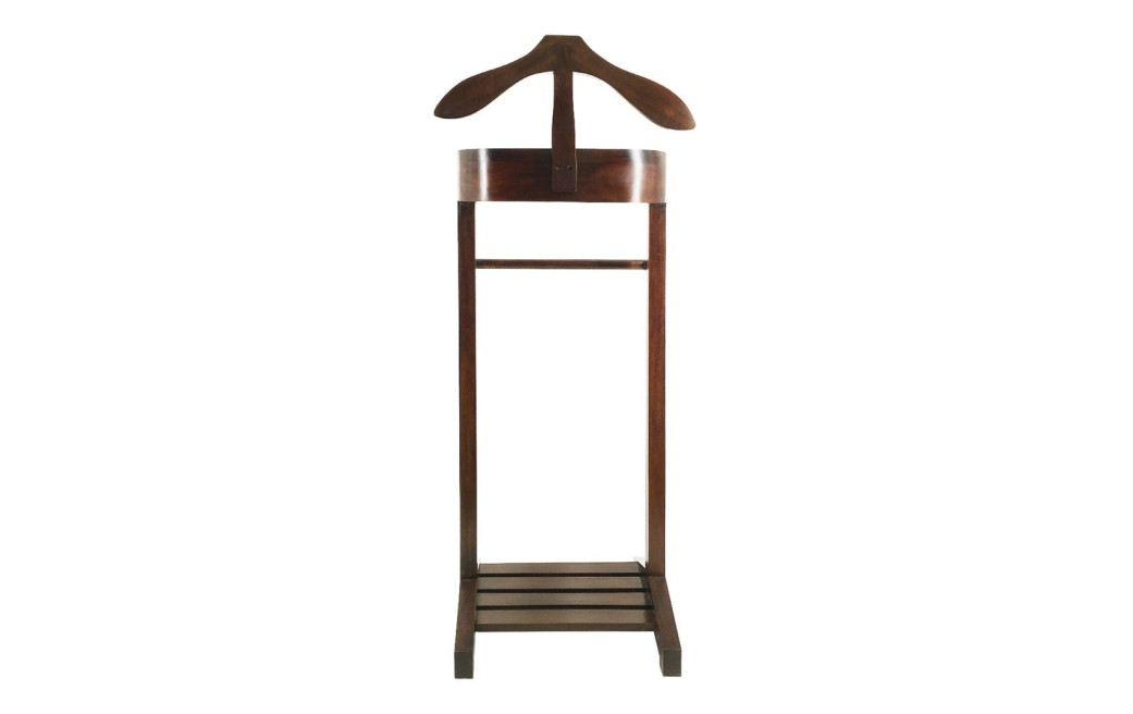 Valet De Chambre Bois Bronze Marron 47x34x122cm