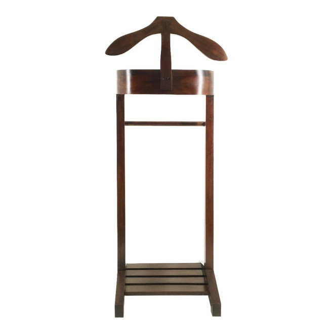 Valet De Chambre Bois Bronze Marron 47x34x122cm