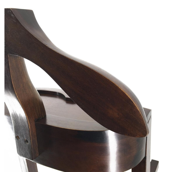 Valet De Chambre Bois Bronze Marron 47x34x122cm