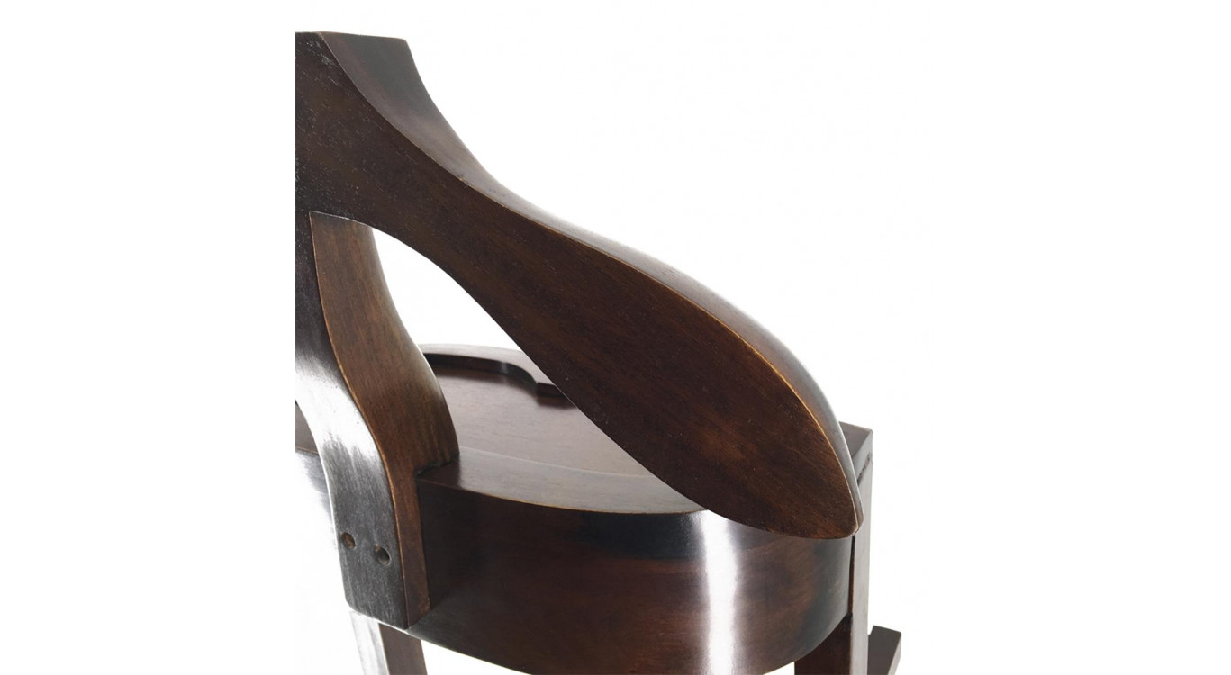 Valet De Chambre Bois Bronze Marron 47x34x122cm
