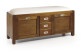 Sofá 3 Cajones Madera Bronce Marrón 125x38x50cm