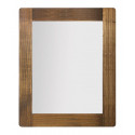 Espejo de madera marrón 80x3x100cm