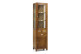 Geschirrschrank mit 3 Schubladen Holz Bronze Braun 50x40x190cm
