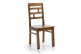 Silla de madera marrón 45x46x98cm