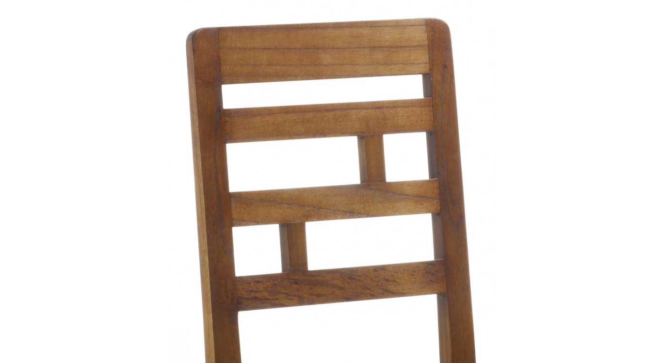 Chaise Bois Marron 45x46x98cm