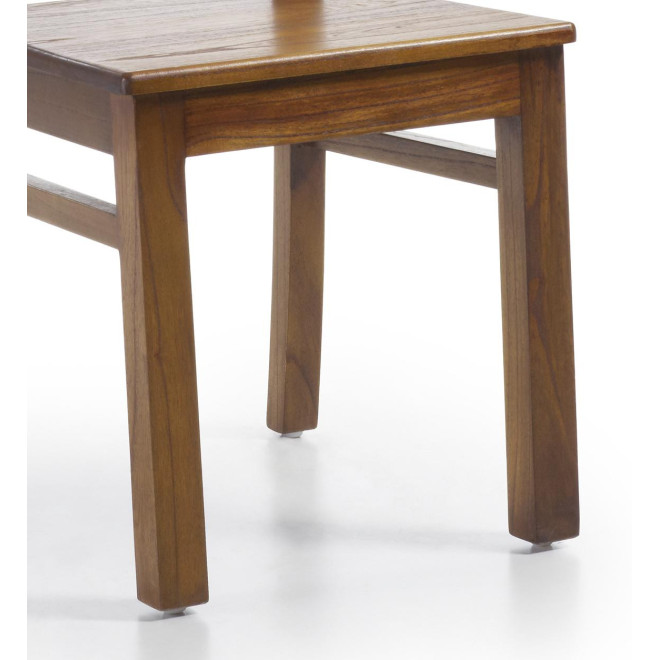 Chaise Bois Marron 45x46x98cm
