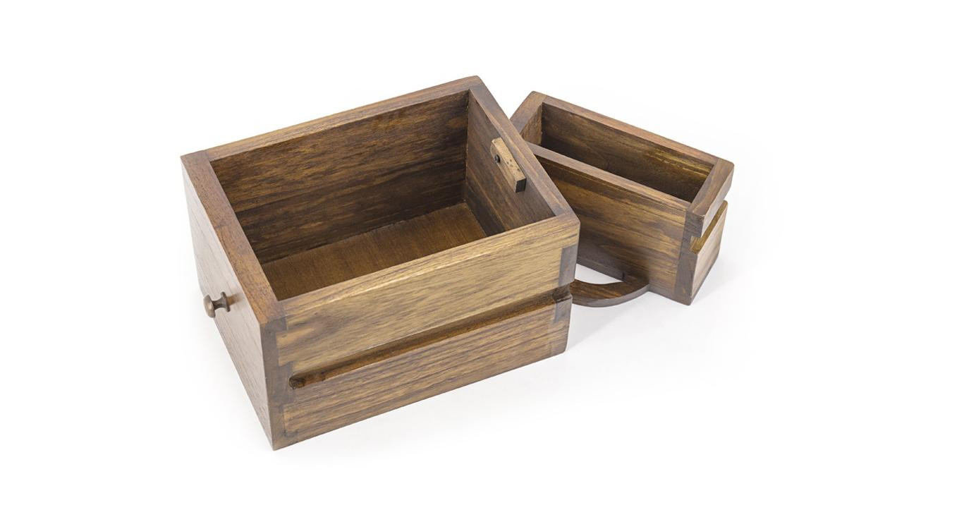 Kommode mit 8 Schubladen Holz Bronze Braun 60x40x130cm