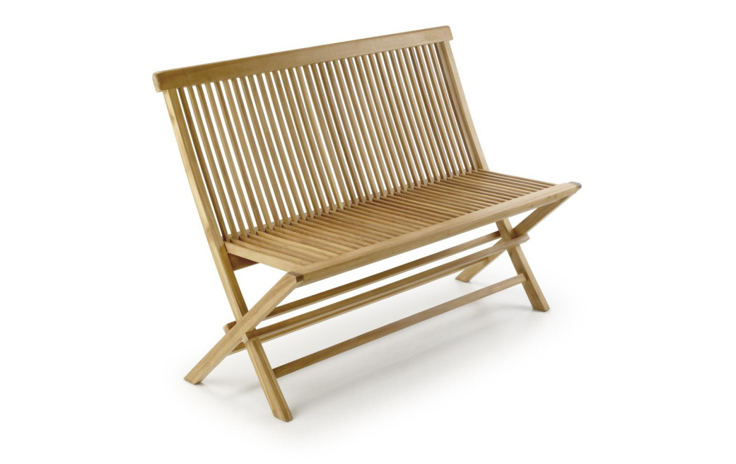 Sitzbank Holz Braun 100x60x90cm