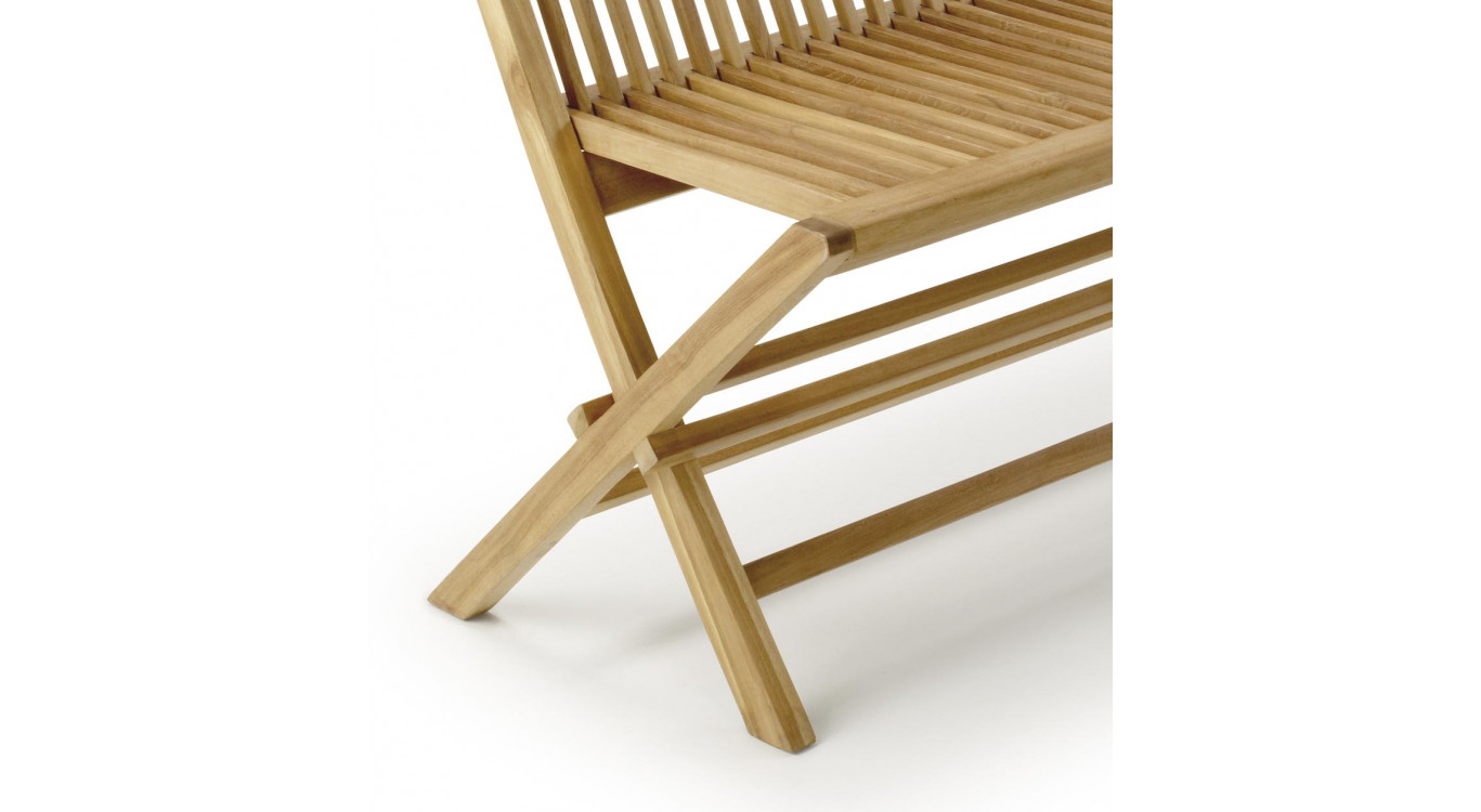 Sitzbank Holz Braun 100x60x90cm