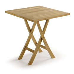 Esstisch Holz Braun 70x70x75cm