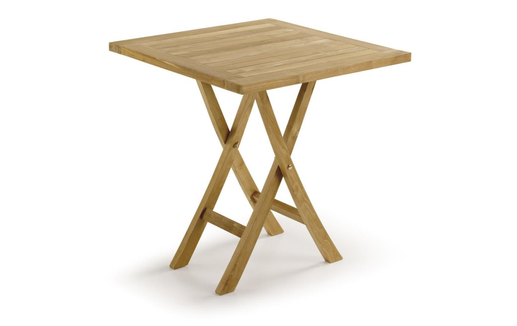 Esstisch Holz Braun 70x70x75cm