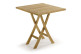Esstisch Holz Braun 70x70x75cm