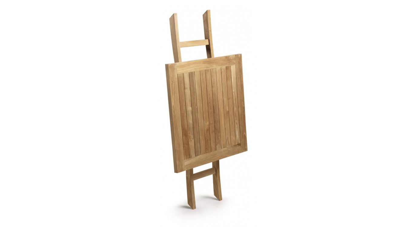 Esstisch Holz Braun 70x70x75cm