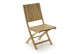 Sedia in legno marrone 45x45x90cm