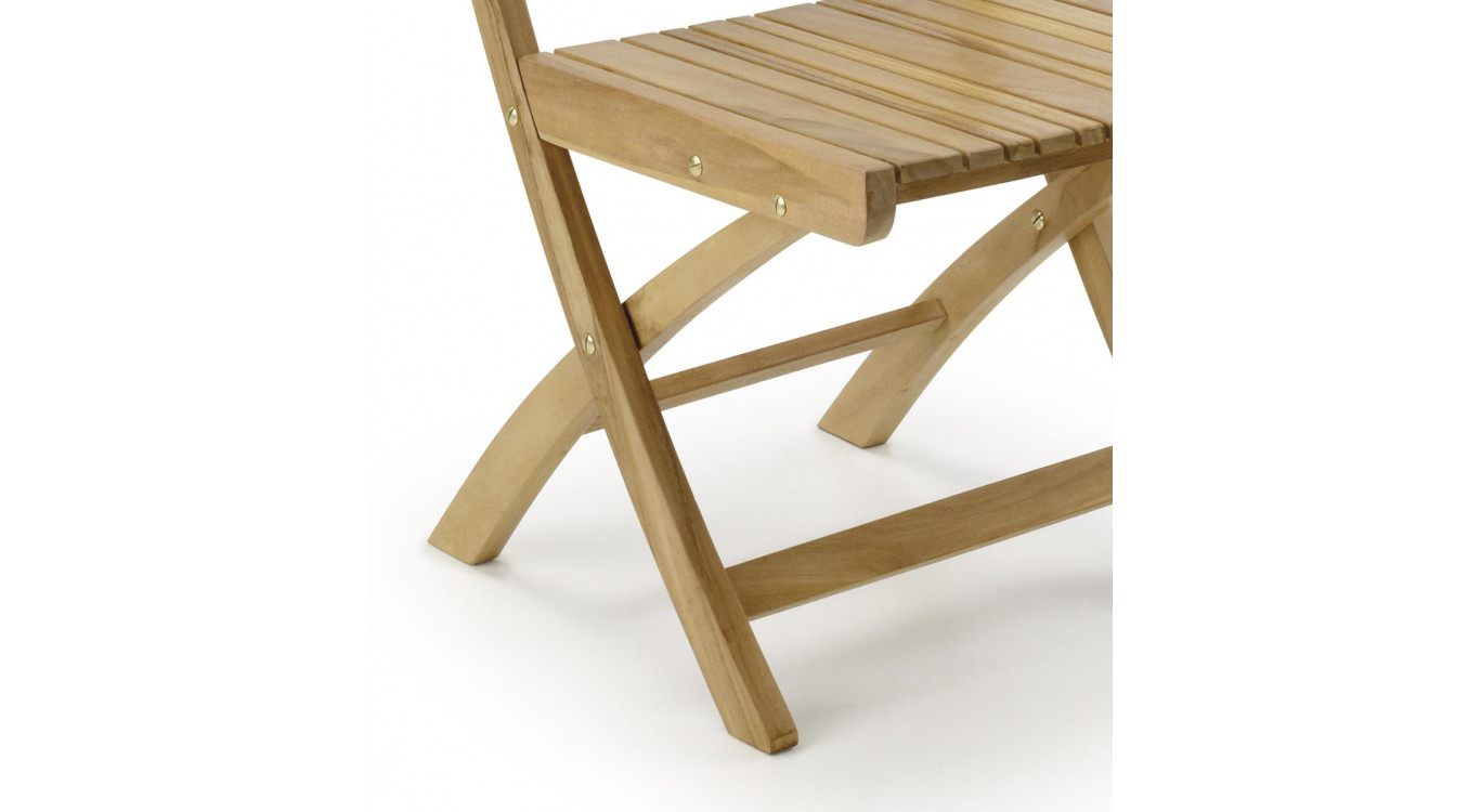 Chaise Bois Marron 45x45x90cm