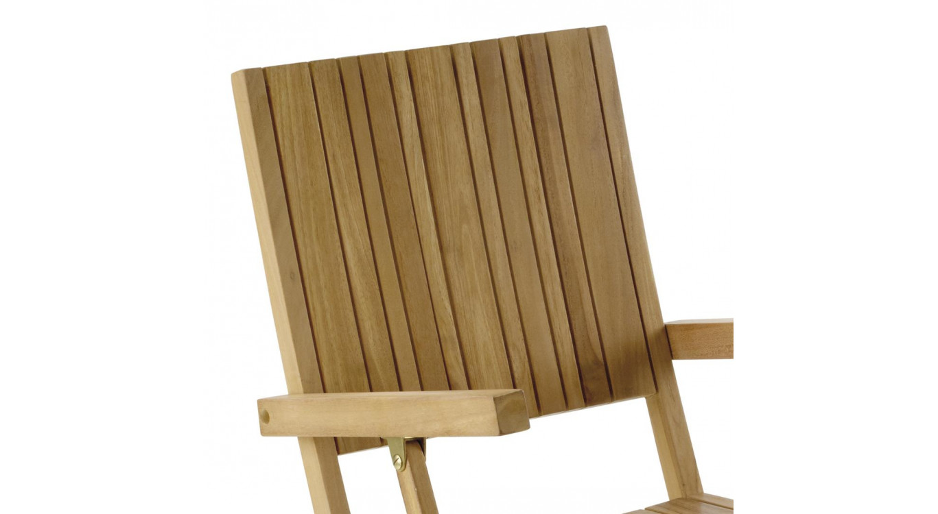 Chaise Bois Marron 55x50x90cm