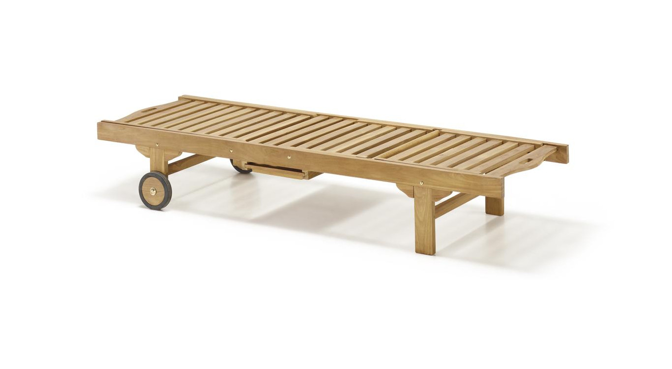 Transat Bois Marron 200x65x35cm