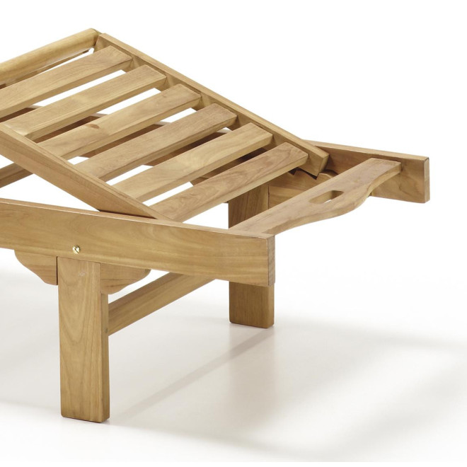 Transat Bois Marron 200x65x35cm