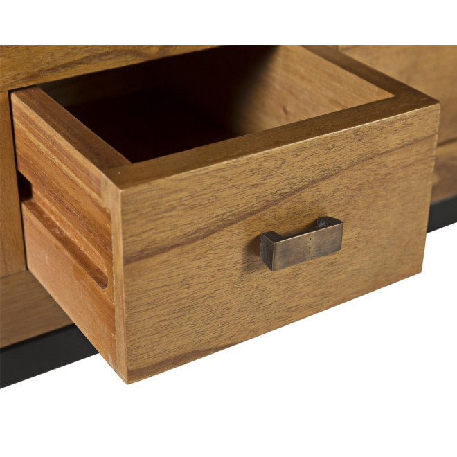 TV-Möbel mit 3 Schubladen Holz Bronze Braun 150x40x45cm