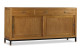 Truhe 3 Schubladen Holz Bronze Braun 180x45x90cm