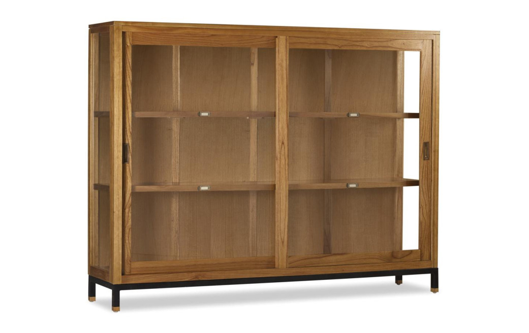Vaisselier Holz Bronze Braun 180x40x138cm