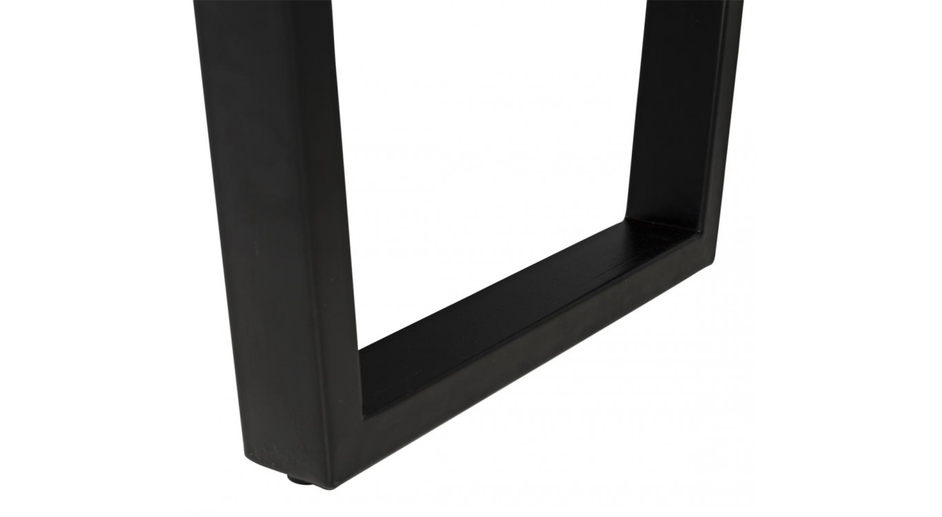 Esstisch Holz Metall Braun 180x90x78cm