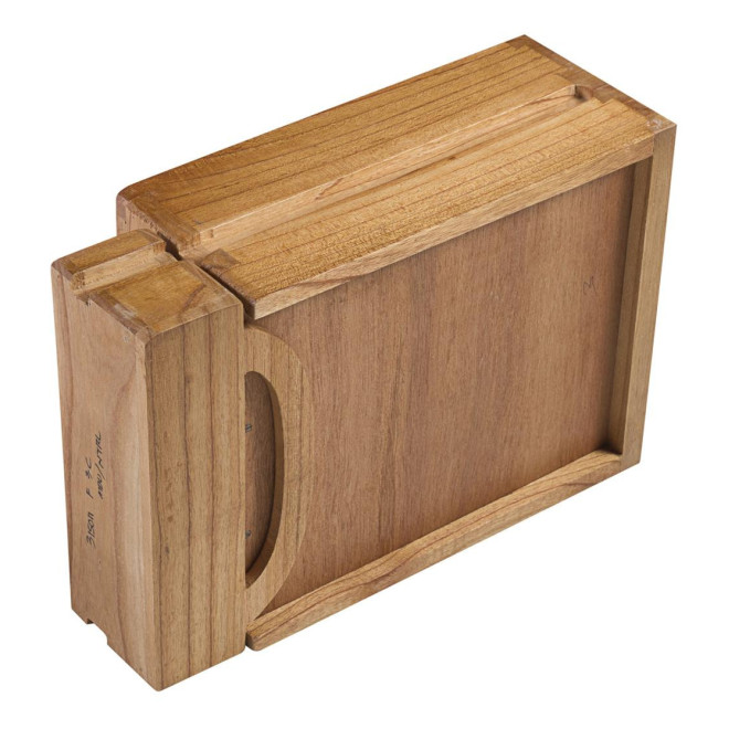 Kommode 5 Schubladen Holz Metal Braun 100x45x110cm