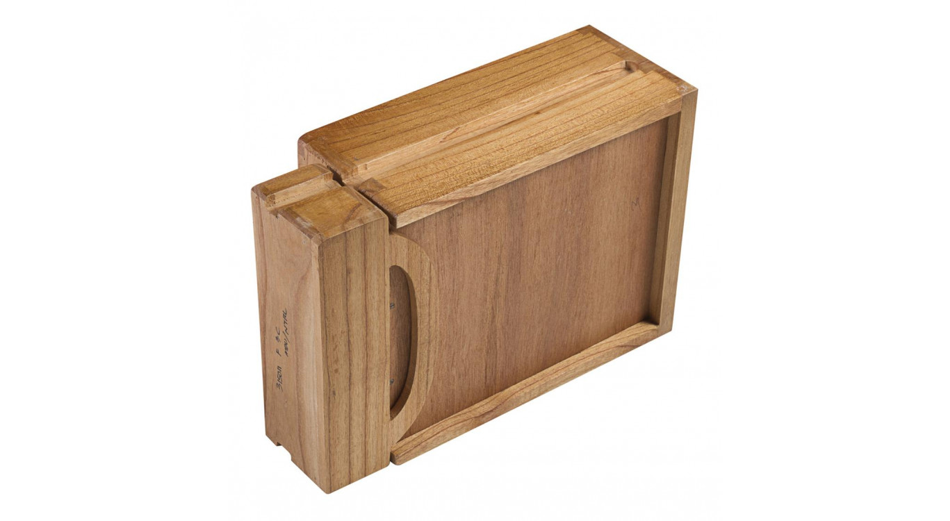 Kommode 5 Schubladen Holz Metal Braun 100x45x110cm