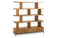 Librería 3 Cajones Madera Metal Marrón 160x35x170cm