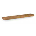 Scaffale in legno marrone 120x20x6cm