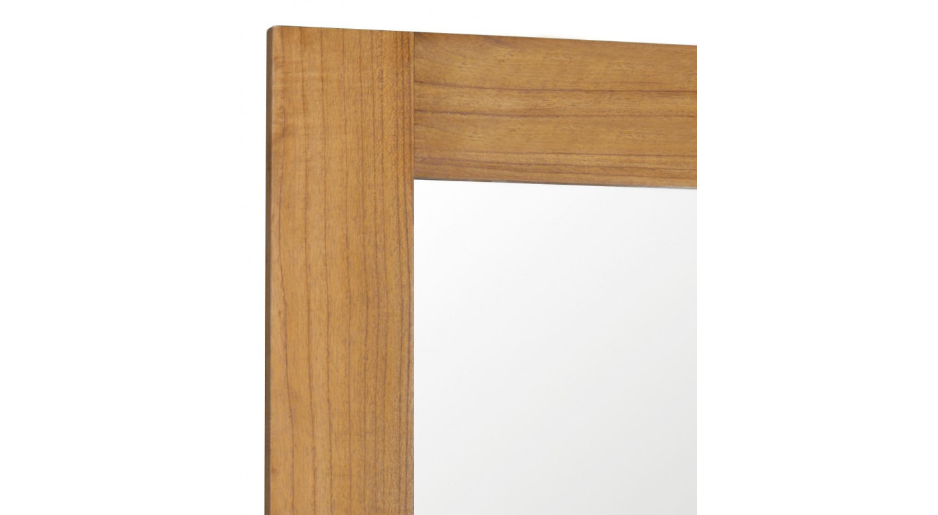 Miroir Bois Marron 80x4x100cm