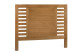 Kopfteil Holz Braun 165x3x135cm